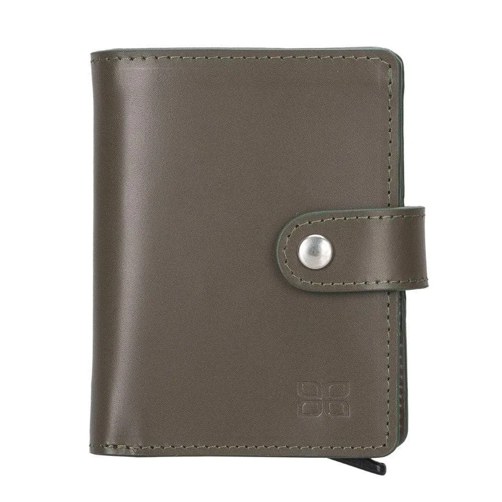 Palermo Zip Mechanical Leather Card Holder