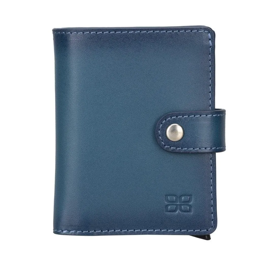 Palermo Zip Mechanical Leather Card Holder