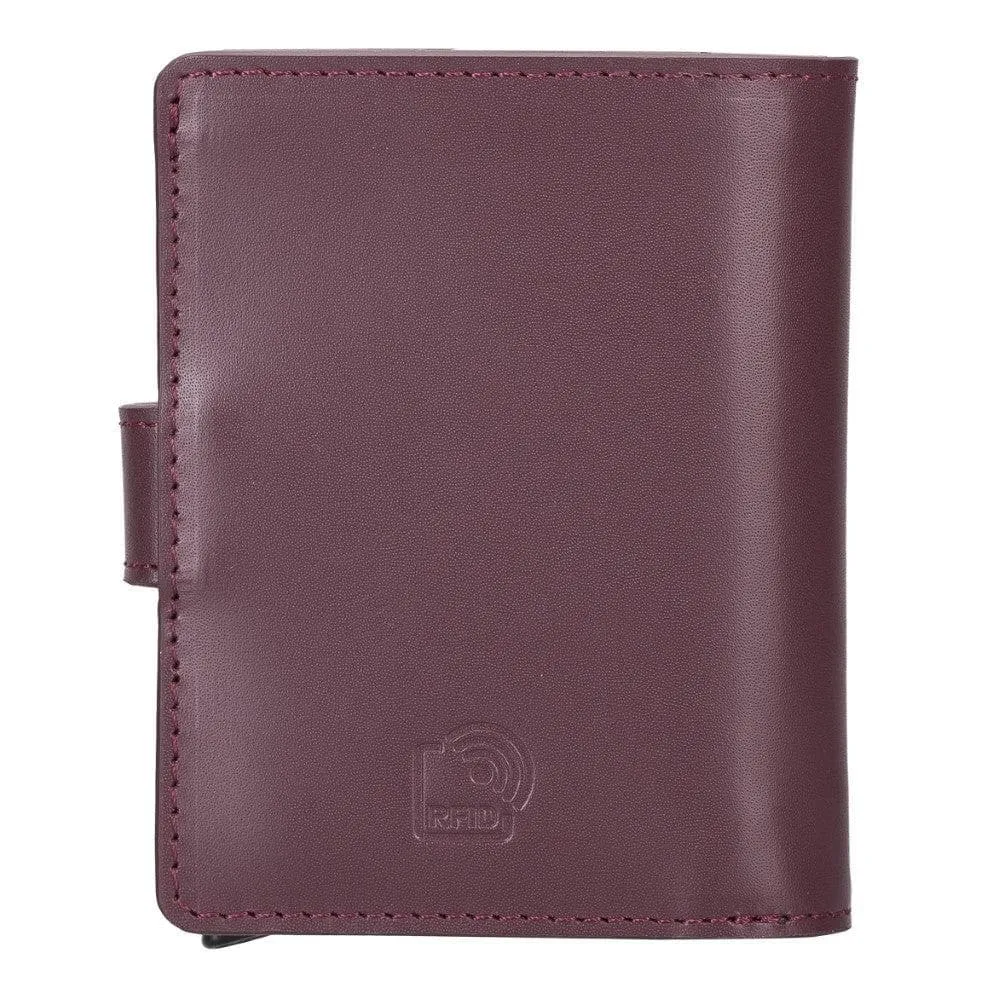 Palermo Zip Mechanical Leather Card Holder