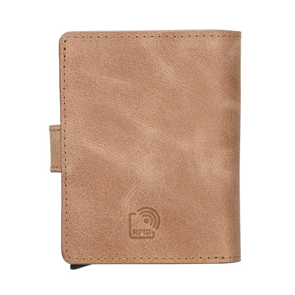 Palermo Zip Mechanical Leather Card Holder