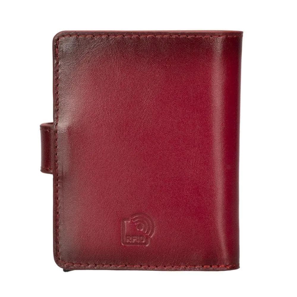 Palermo Zip Mechanical Leather Card Holder