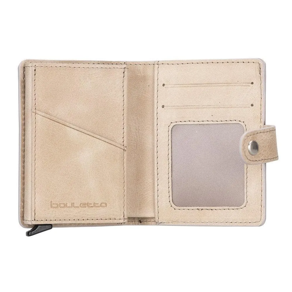 Palermo Zip Mechanical Leather Card Holder