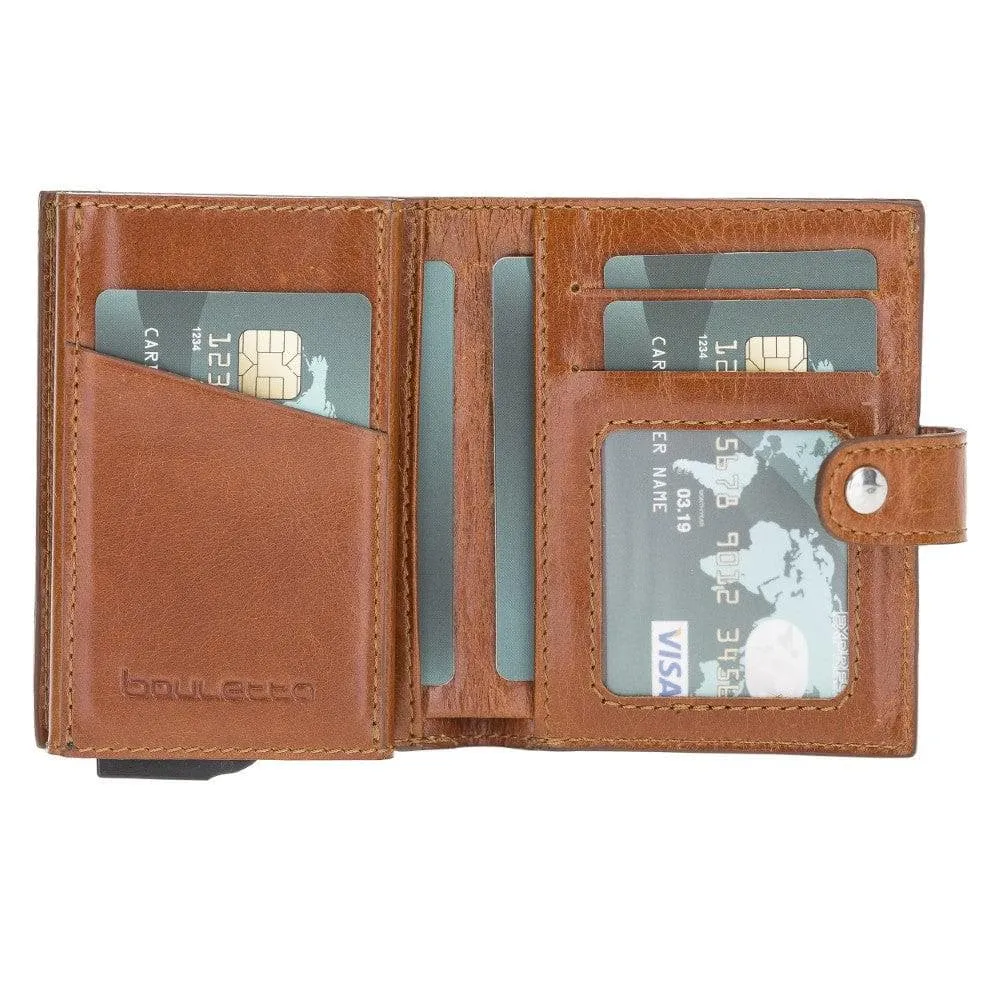 Palermo Zip Mechanical Leather Card Holder