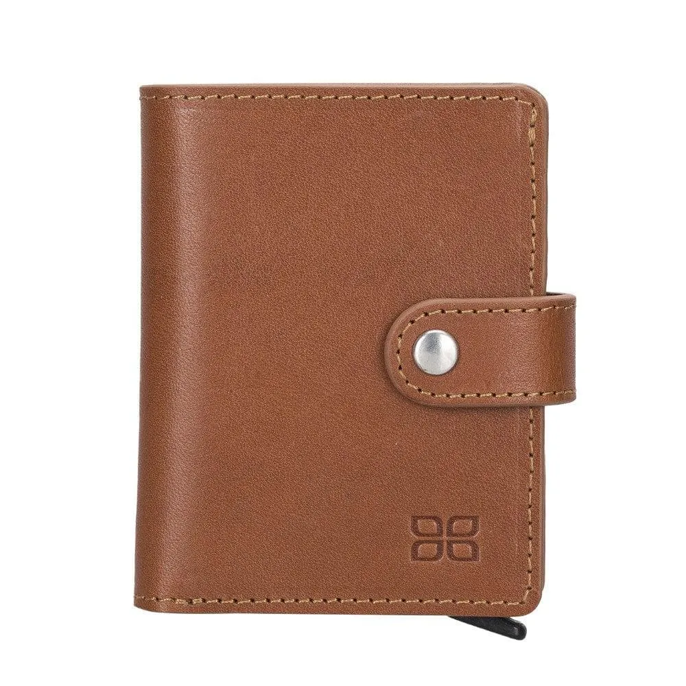 Palermo Zip Mechanical Leather Card Holder