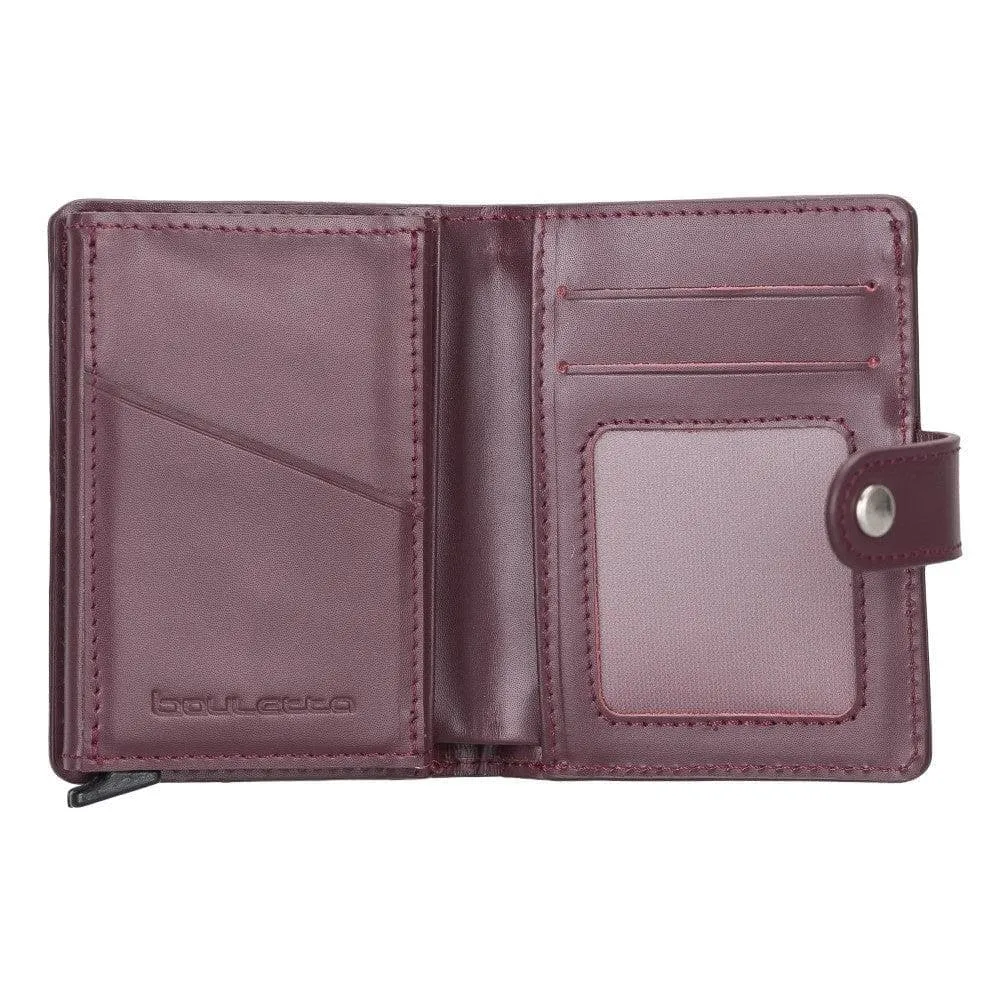 Palermo Zip Mechanical Leather Card Holder