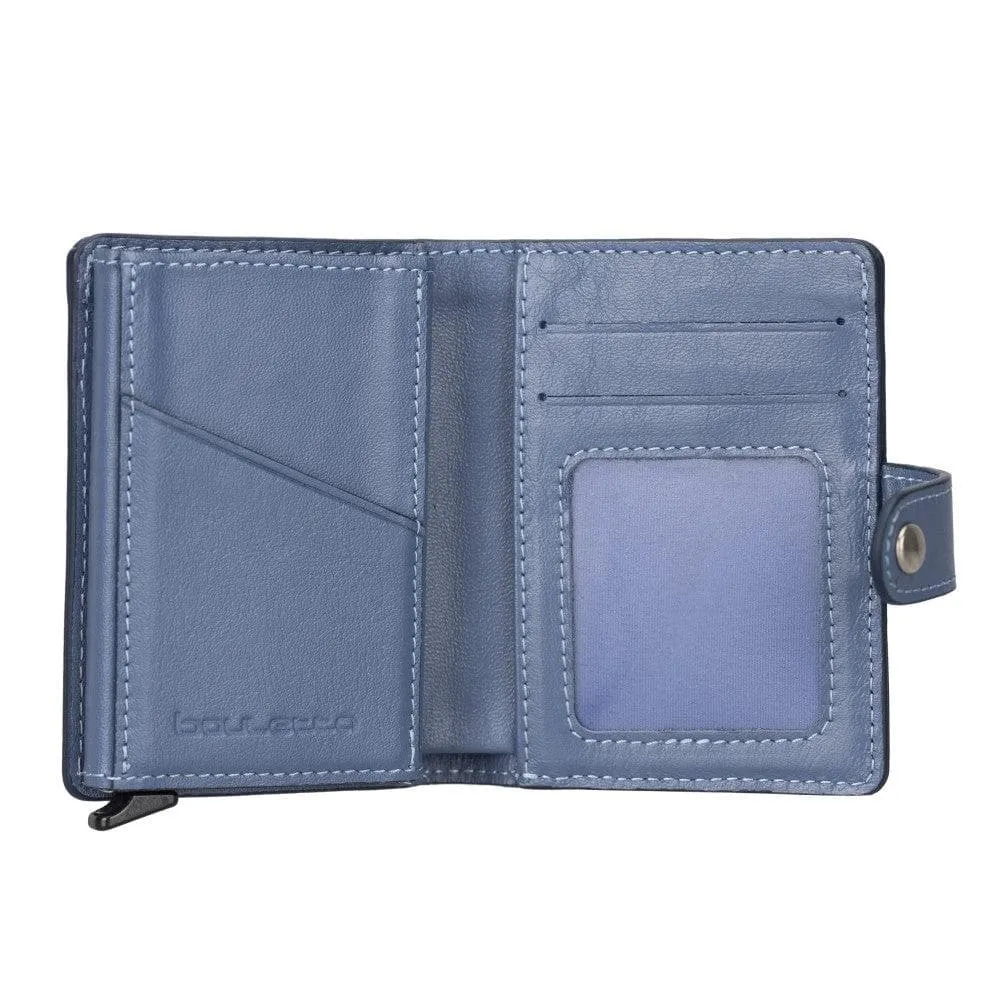 Palermo Zip Mechanical Leather Card Holder