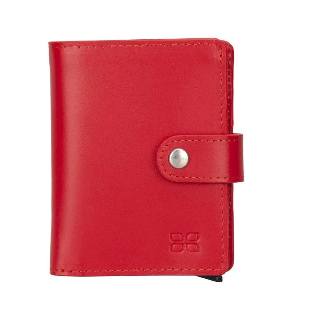 Palermo Zip Mechanical Leather Card Holder