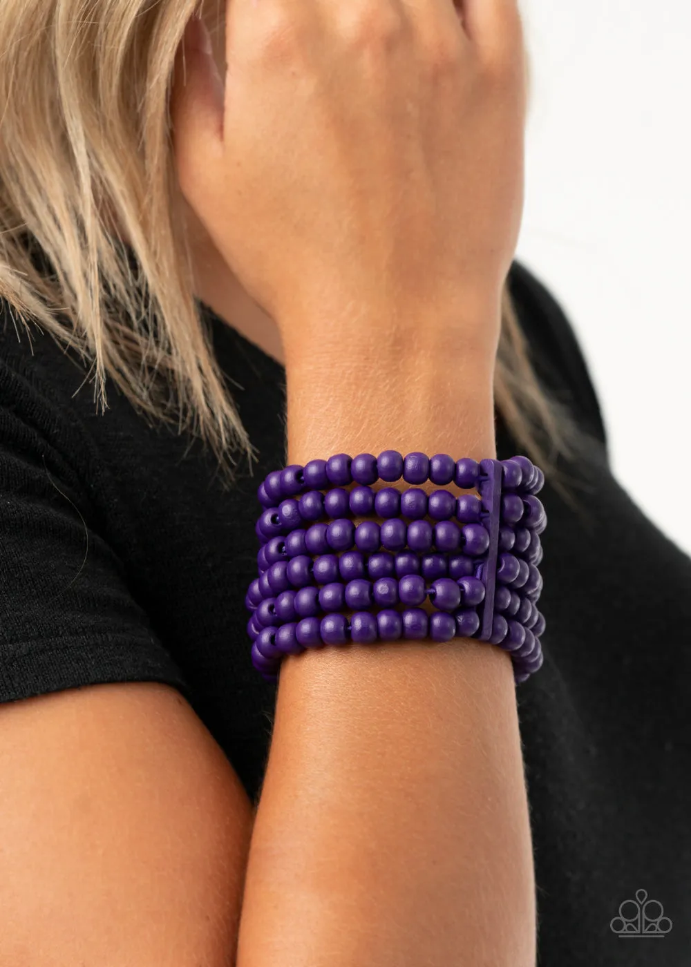 Paparazzi Diving in Maldives - Purple Bracelet