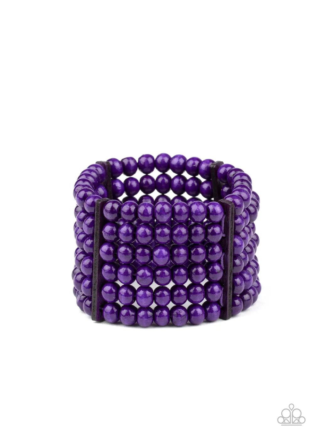 Paparazzi Diving in Maldives - Purple Bracelet