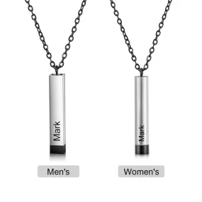 Personalized Engraved Couple Necklace