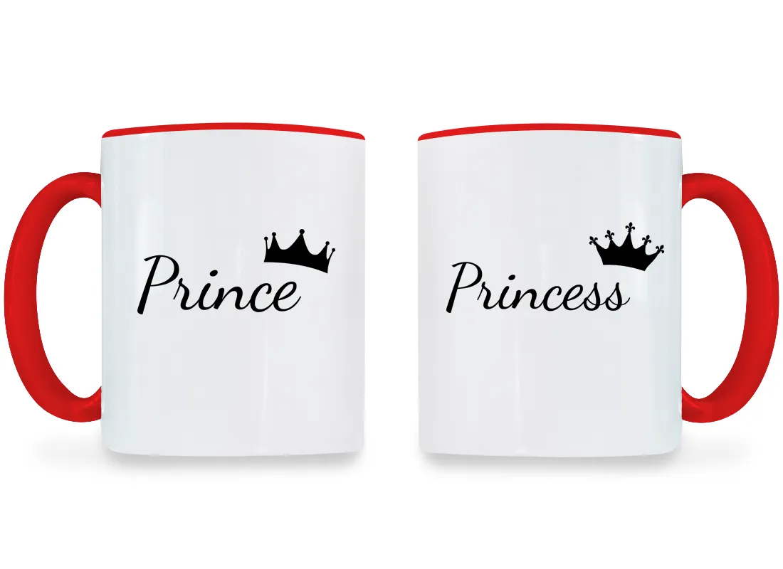 Prince & Princess - Couple Coffee Mugs