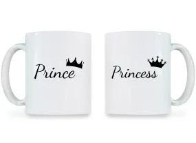 Prince & Princess - Couple Coffee Mugs