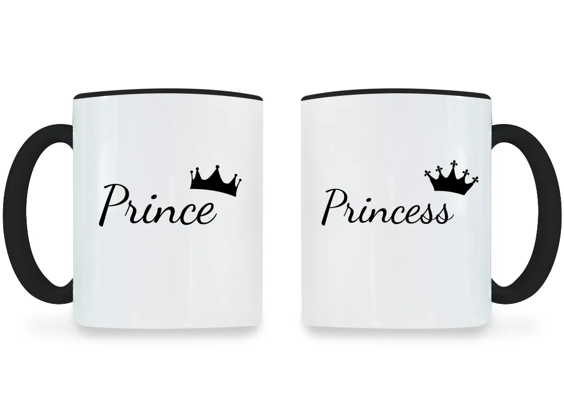 Prince & Princess - Couple Coffee Mugs