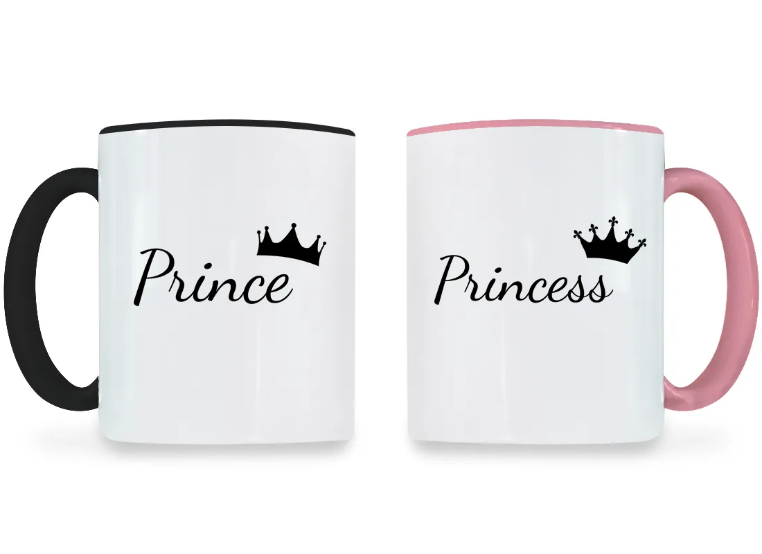 Prince & Princess - Couple Coffee Mugs