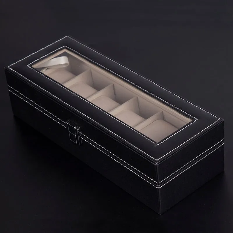 PU Leather Watch Display Box