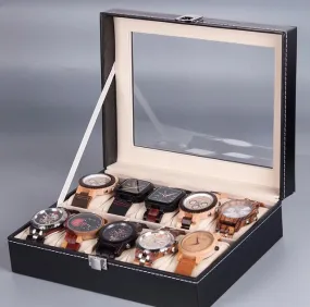 PU Leather Watch Display Box