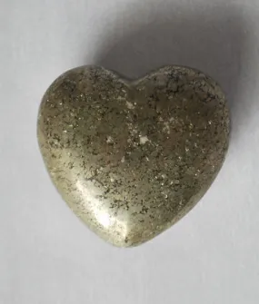 Pyrite Heart Stone