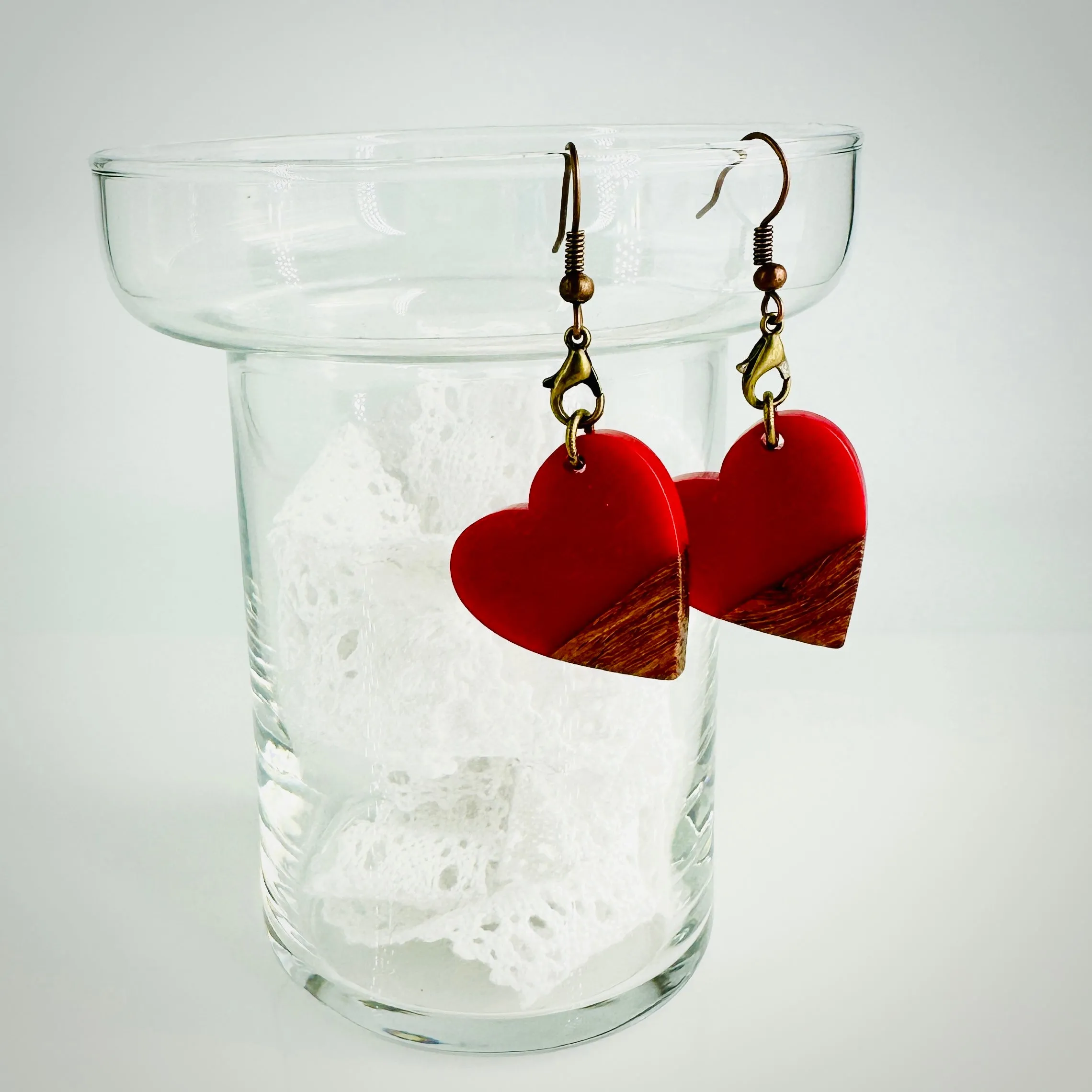 "Lock Heart" Earrings