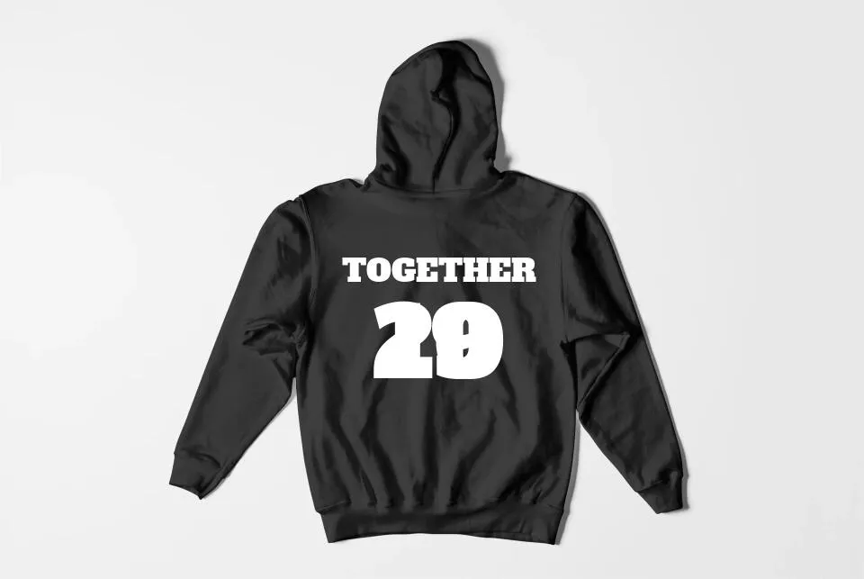 "Together Since" Custom Couple Hoodie