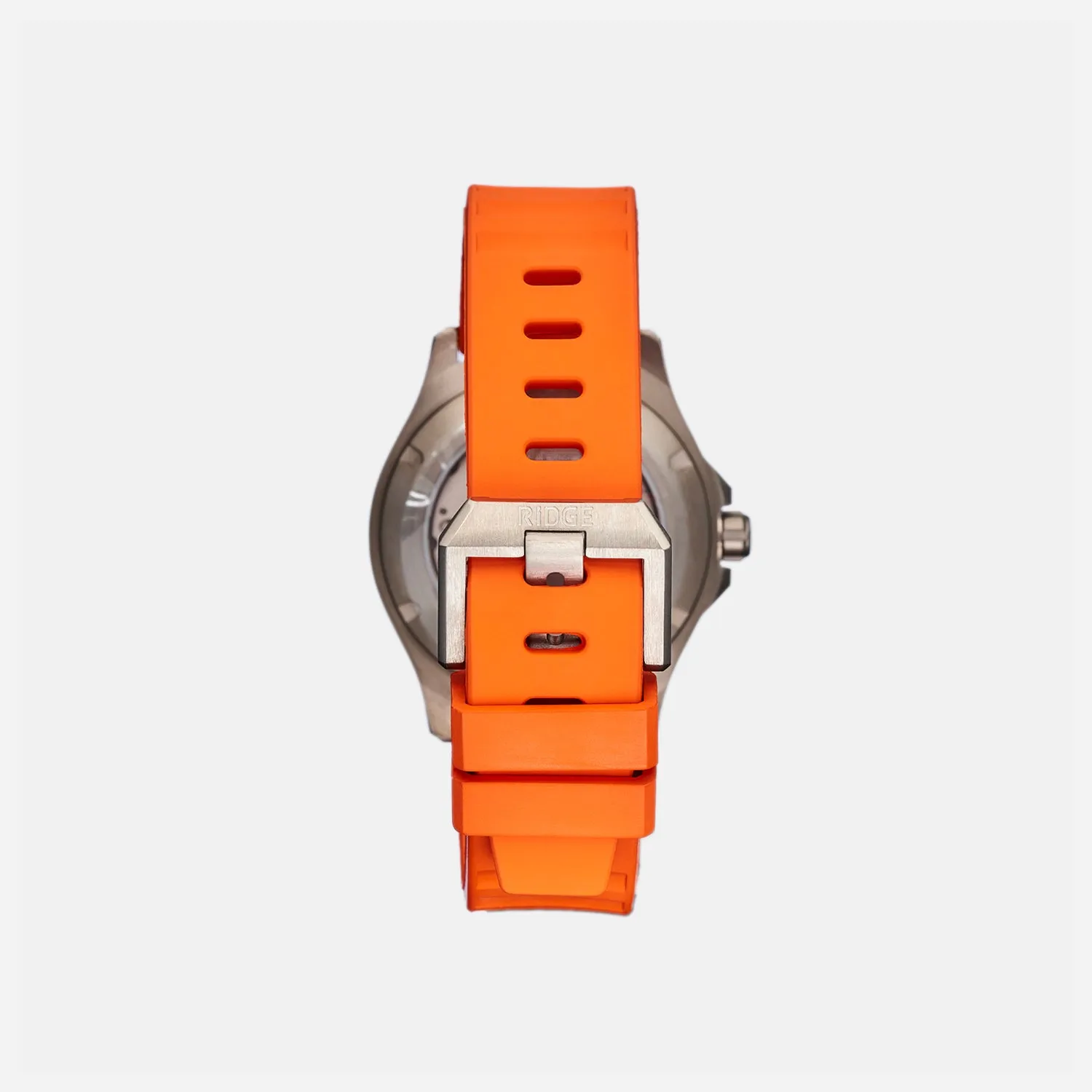 Ridge Titanium Field Watch 40mm - Basecamp Orange