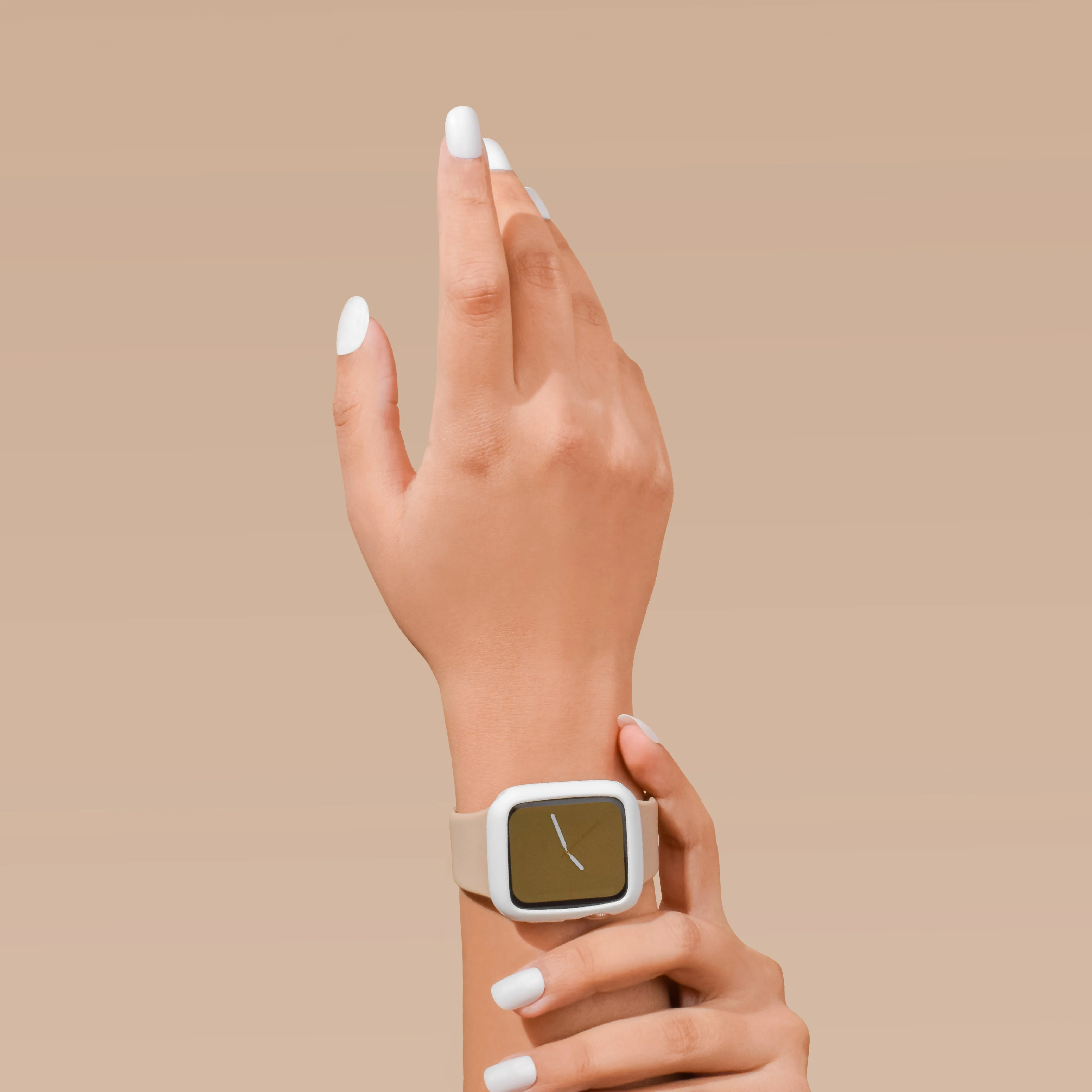 Silicone Apple Watch Case - White