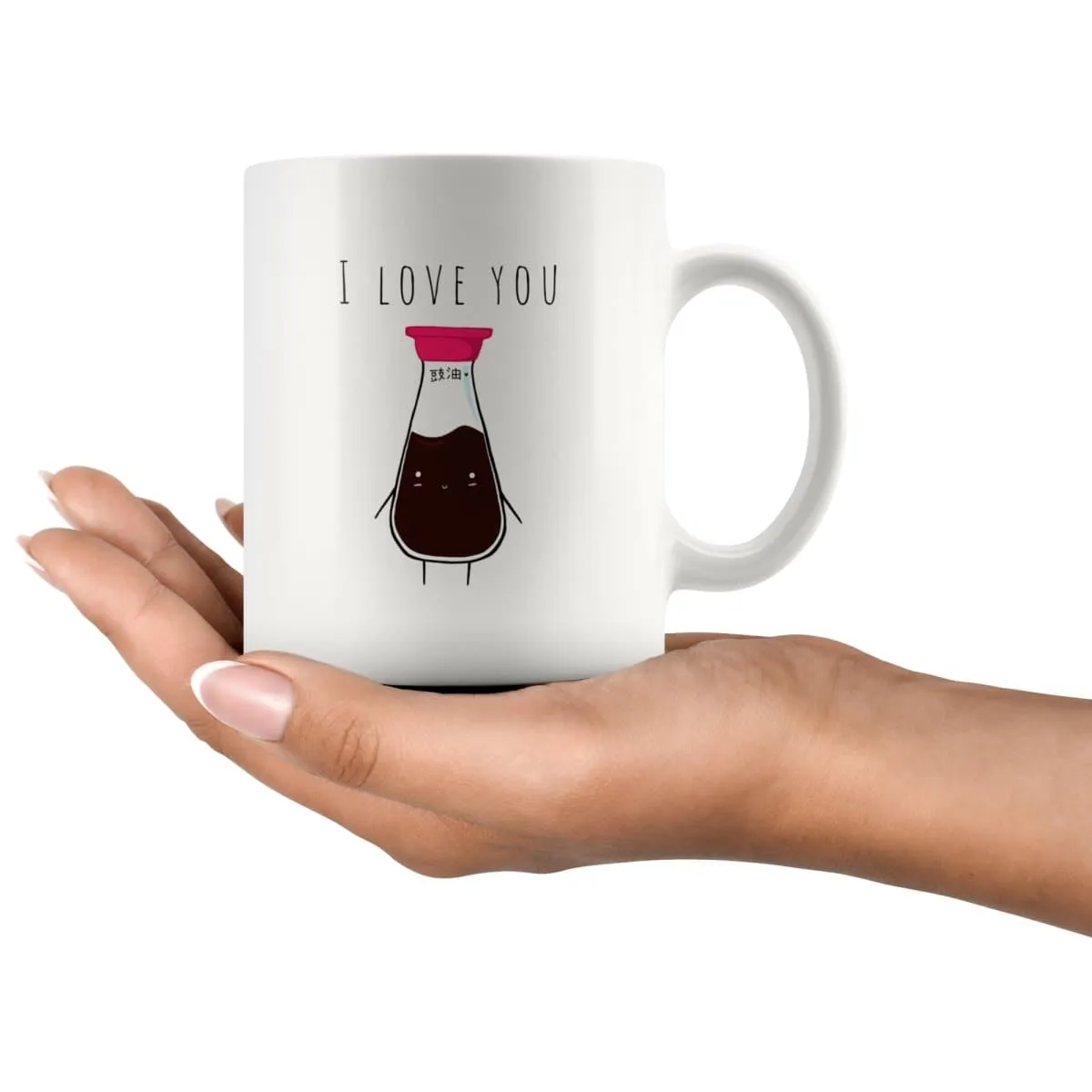 Soy Sauce And Sushi Matching Couple Mugs