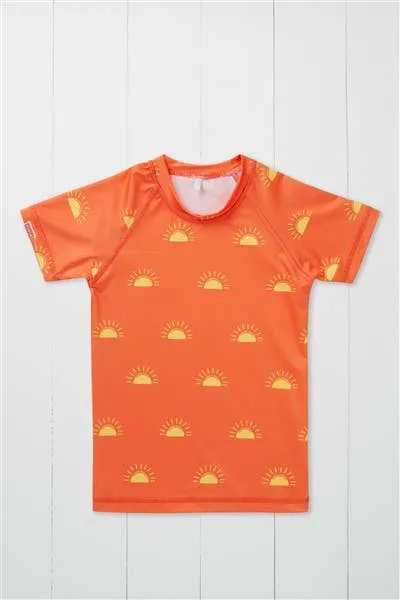 Sun Print Kids Swimming Rash Vest