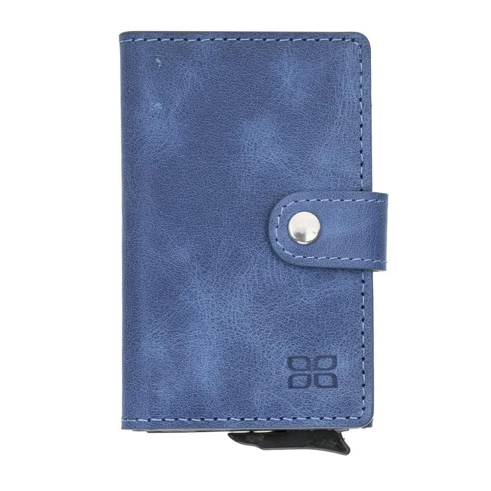 Terry Coin Leather Mechanical Card Holder