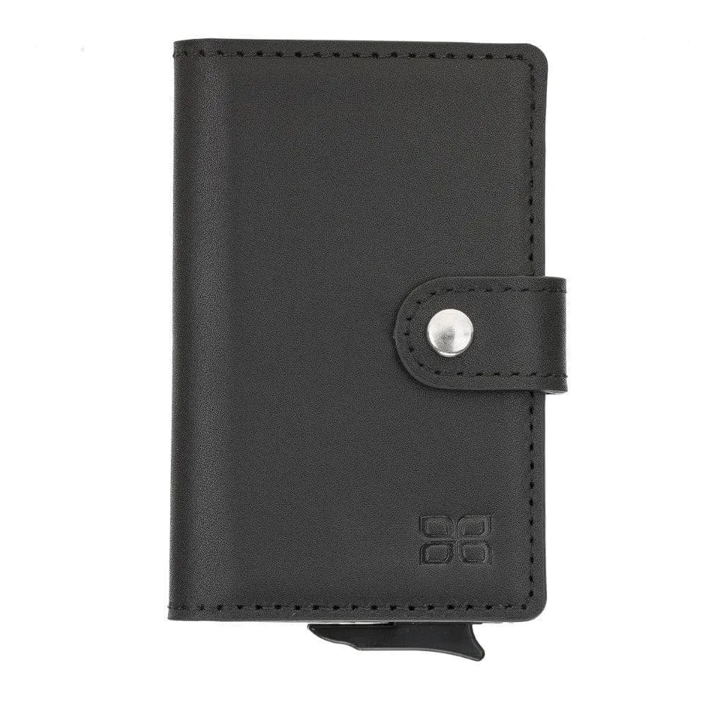 Terry Coin Leather Mechanical Card Holder