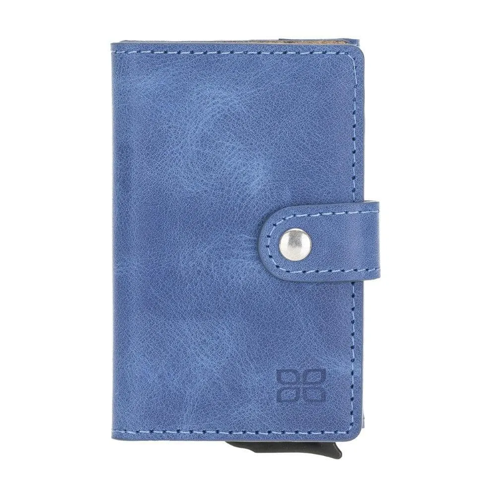 Terry Coin Leather Mechanical Card Holder