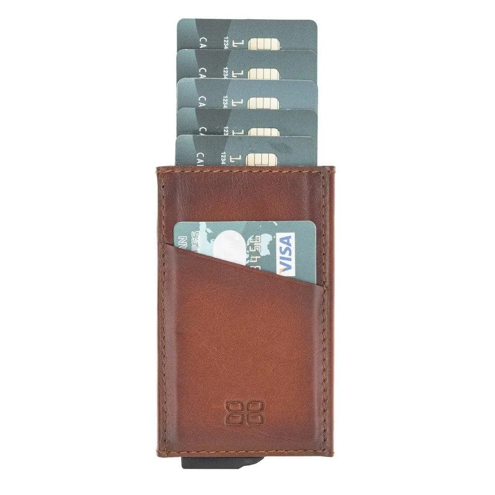 Torres Leather Mechanical Card Holder