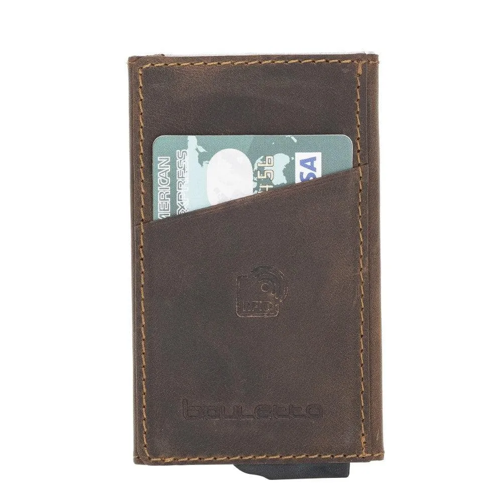 Torres Leather Mechanical Card Holder