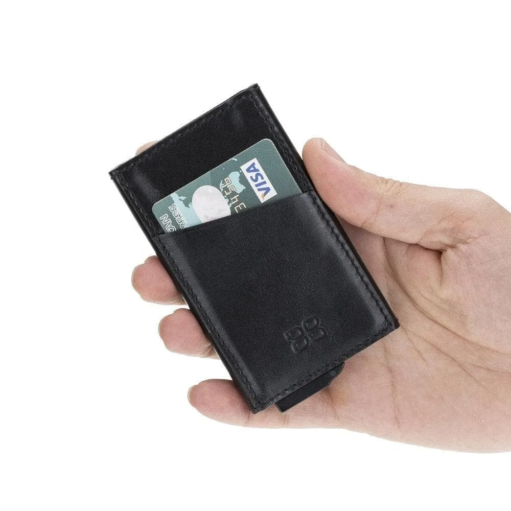 Torres Leather Mechanical Card Holder