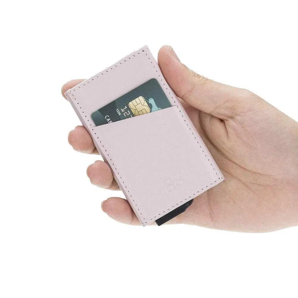 Torres Leather Mechanical Card Holder