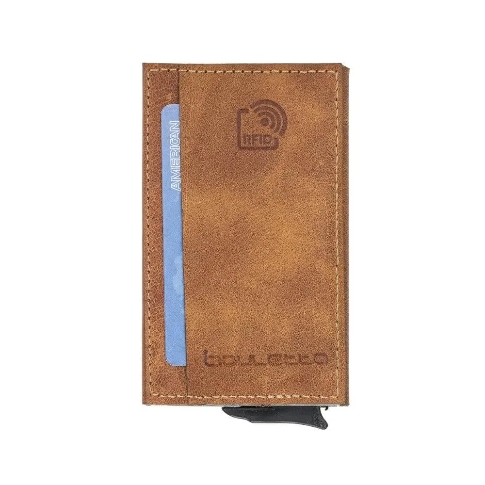 Torres Leather Mechanical Card Holder