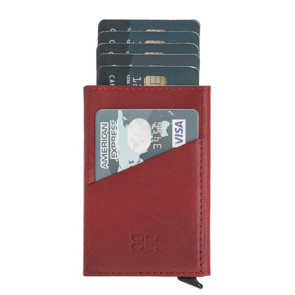 Torres Leather Mechanical Card Holder