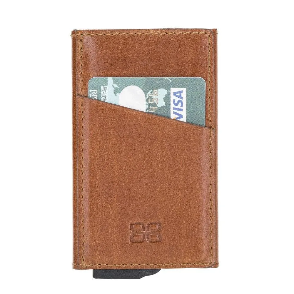 Torres Leather Mechanical Card Holder