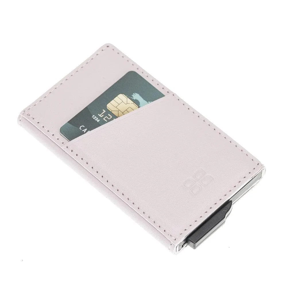 Torres Leather Mechanical Card Holder