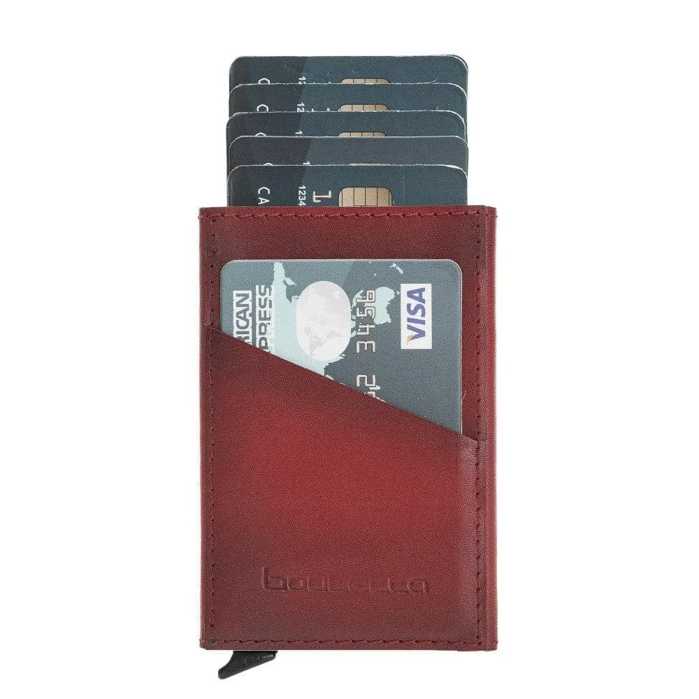 Torres Leather Mechanical Card Holder