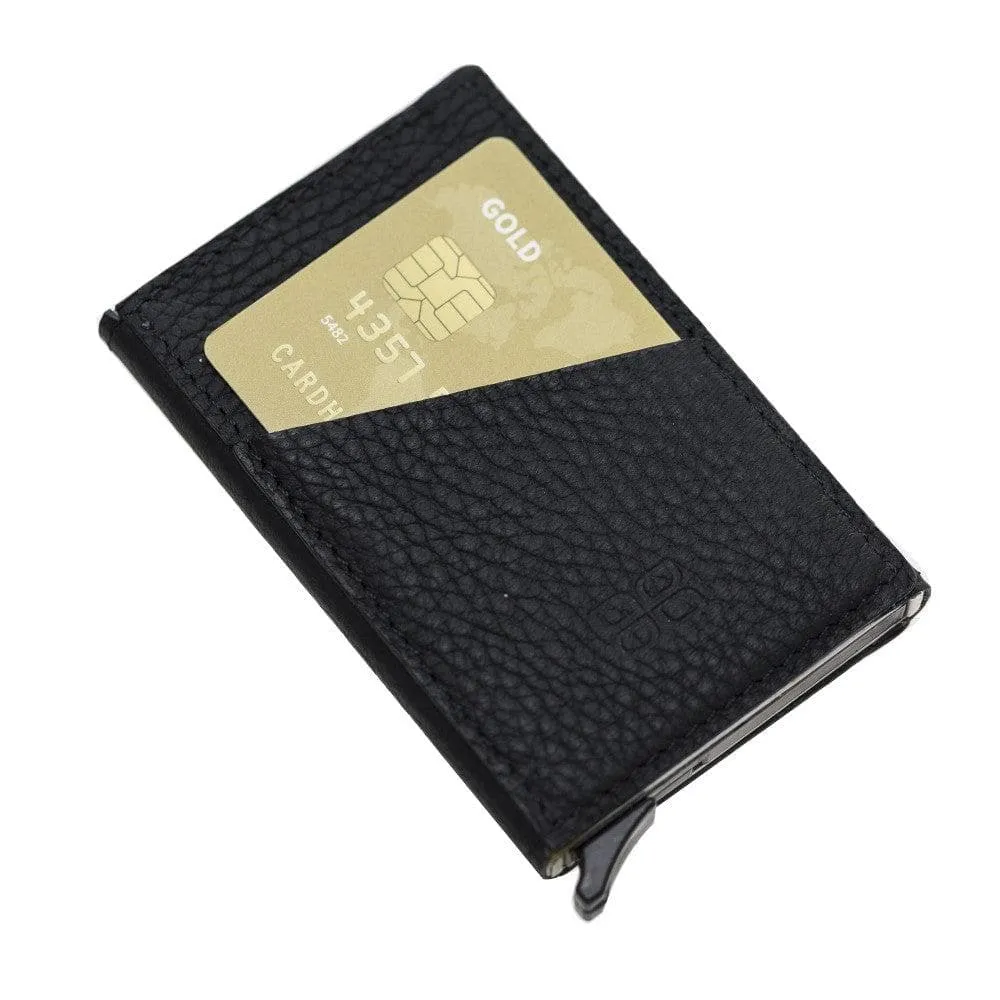 Torres Leather Mechanical Card Holder