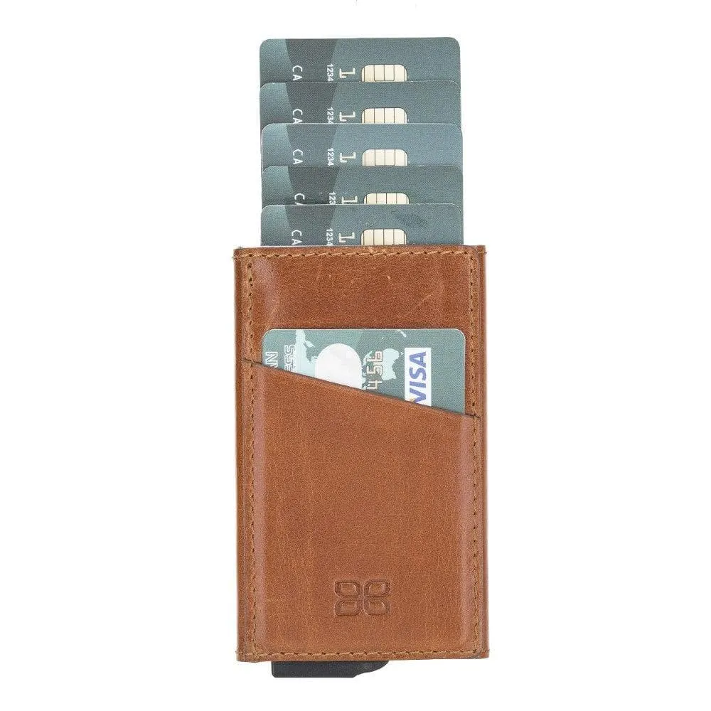 Torres Leather Mechanical Card Holder