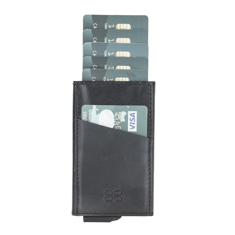 Torres Leather Mechanical Card Holder