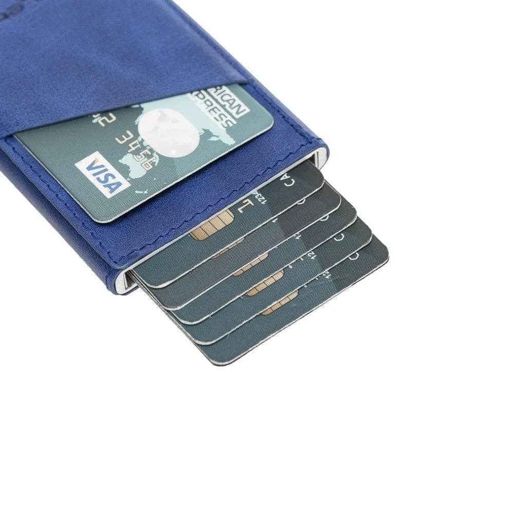 Torres Leather Mechanical Card Holder