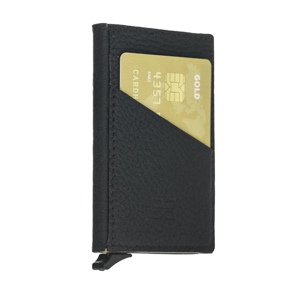 Torres Leather Mechanical Card Holder