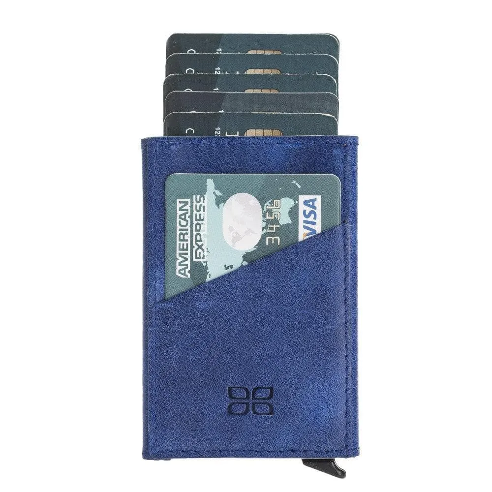 Torres Leather Mechanical Card Holder