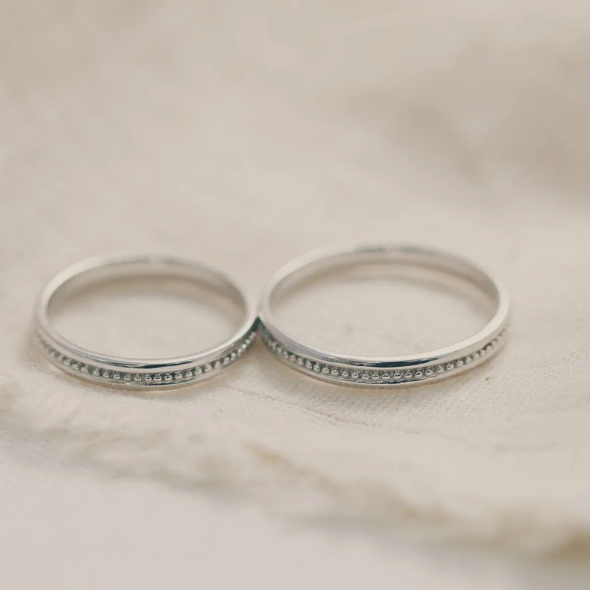 Unique Couple Wedding Ring Set - WM56