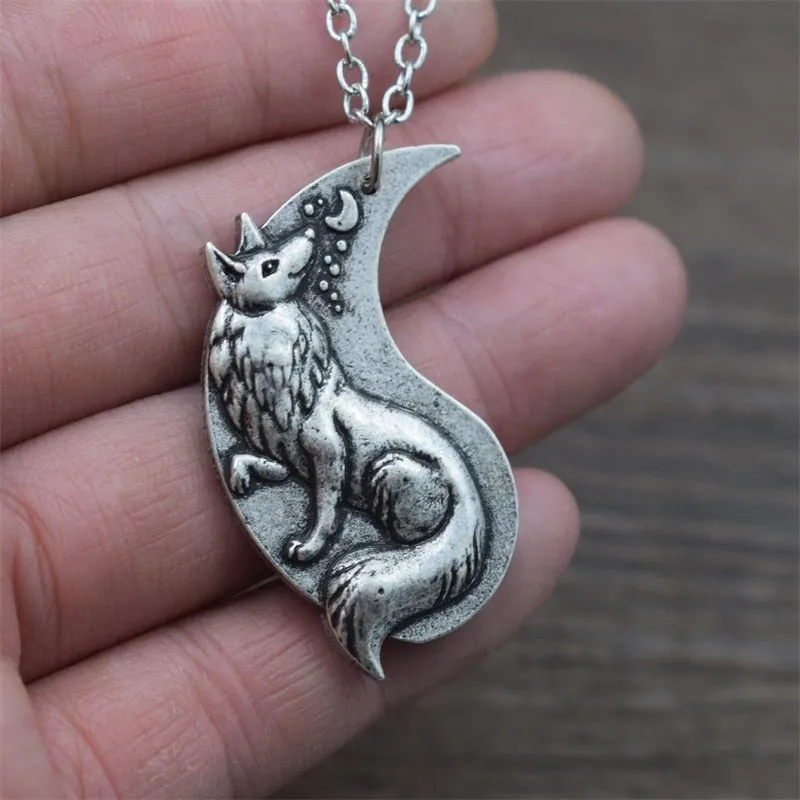 Yin Yang Fox Couple Necklaces